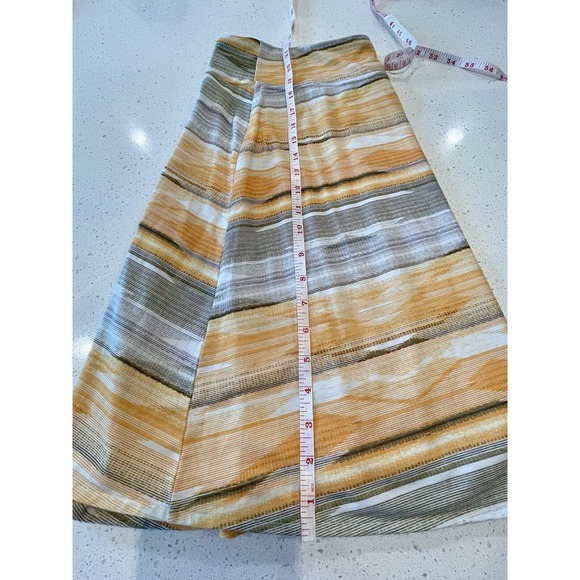 Prana Dresses & Skirts - PRANA Women's Fiefer Skirt XL Yellow Gray White Faux Wrap